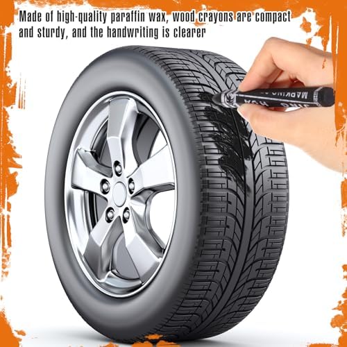MotiMind 120 Pcs Industrial Lumber Crayons Bulk Wax Tire Marker Construction - Image 6