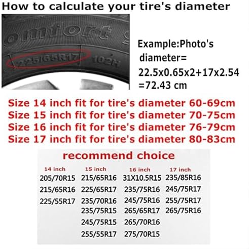Spare Tire Cover Vintage Mushroom Print Weatherproof Vinyl Wheel Cover - Image 4