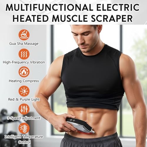 cjc Heated Muscle Scraper Tool Electric Fascia Knife Muscle Scraper Massage - Image 2
