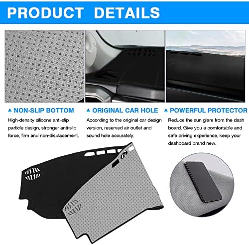Autorder Dashboard Cover Mat for 2022 2023 2024 2025 2026 Toyota Tundra - Image 6