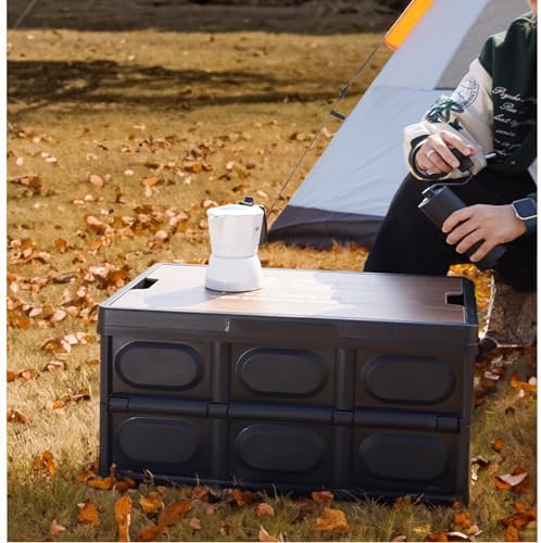 Plastic Collapsible Trunk Organizer Box, Camping Crate - Image 3