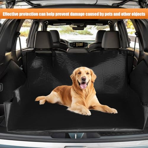 SUV Cargo Liner for Dogs, Anti-Scratch Foldable Auto Trunk Cover, Heavy-Duty - Image 4