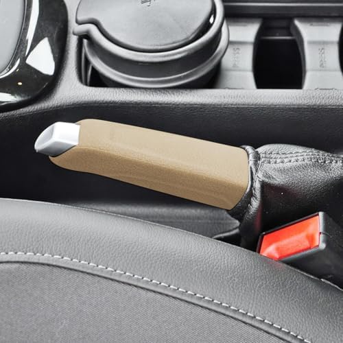 Beige Emergency Brake Handle Cover Compatible - Image 2