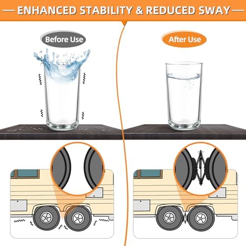 OULEME 2PK X-Shaped RV Tire Stabilizer - Image 3