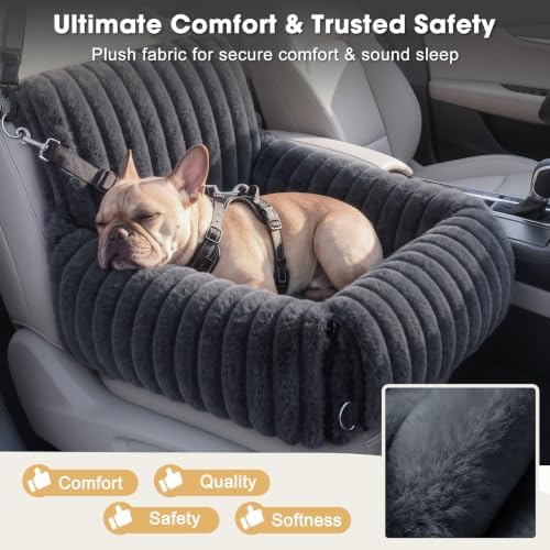 MIXJOY 6-in-1 Dog Car Seat for Small/Medium Dogs up to 23 lbs - Image 3