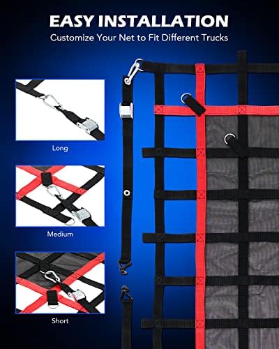 OMT 6x4.8ft Heavy Duty Cargo Net - Image 3