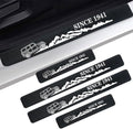 4 Pieces Car Door Sill Protector, Carbon Fiber Threshold Anti-Scratch Sticker by Unknown