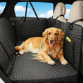 Dog Seat Cover for Back Seat, PU Dog Car Seat Cover Holds 420 lbs, Material by Pawccoli