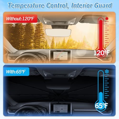 KUST Windshield Sun Shade Umbrella - Image 6
