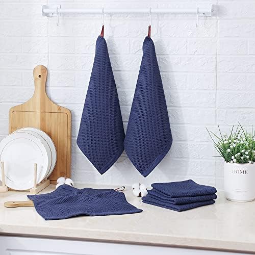 Kitinjoy 100% Cotton Waffle 6-Pack Kitchen Towels - Image 6