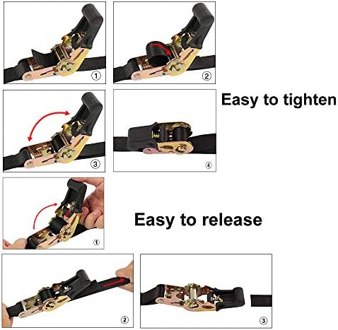 Ayaport Endless Ratchet Straps, 20FT Heavy Duty Cargo Tie Downs - Image 5