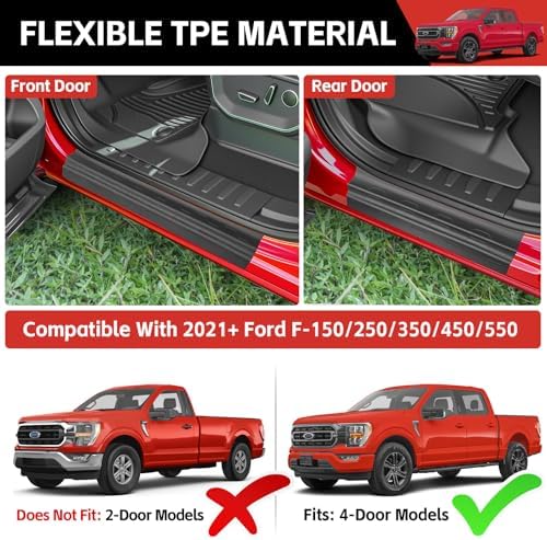 Full Coverage Door Sill Guards Kit Fit - Image 4
