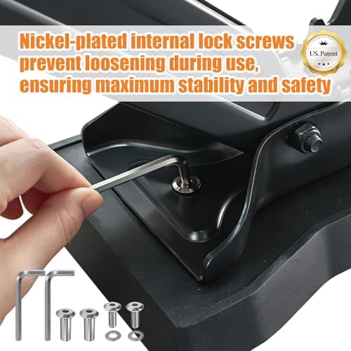 HOXWELL RV Stabilizer Jack Pads 2 Pack, Heavy Duty Rubber Scissor Jack Blocks - Image 6
