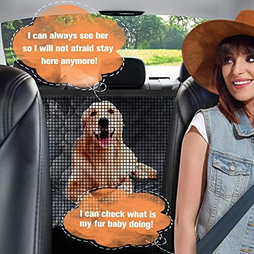 PETICON Dog Car Seat Cover for Back Seat, Waterproof Dog Hammock for Pets - Image 3