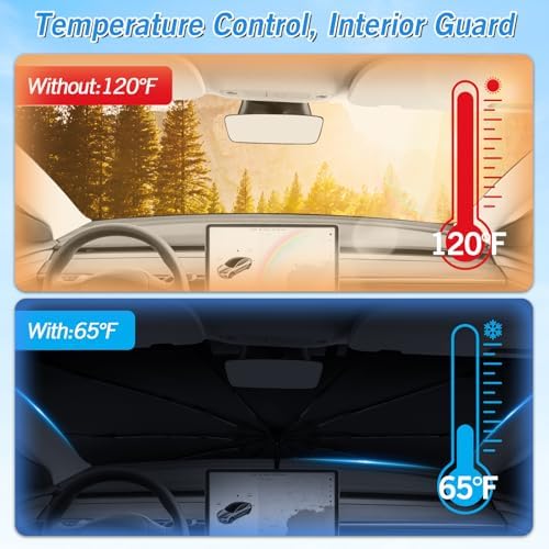 KUST Windshield Sun Shade Umbrella - Image 6