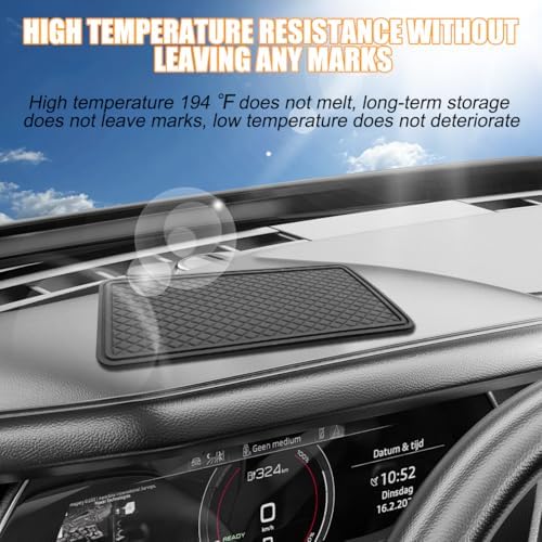 HZEL Car Dashboard Non Slip Mat, Vehicle Dash Grip Pad Pad - Image 3