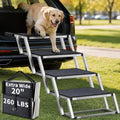 URPOWER Dog Stairs for Large Dogs Extra Wide 20" Dog Steps for Truck Ramp by URPOWER