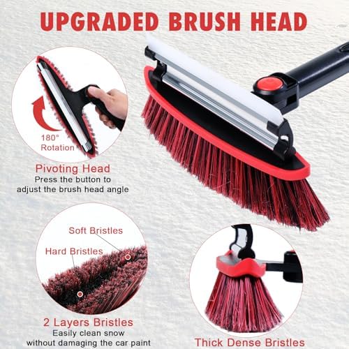 CARCAREZ 55" Extendable Snow Brush - Image 4