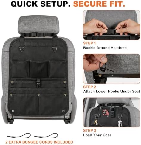 Nylon Backseat Car Organizer - Image 7