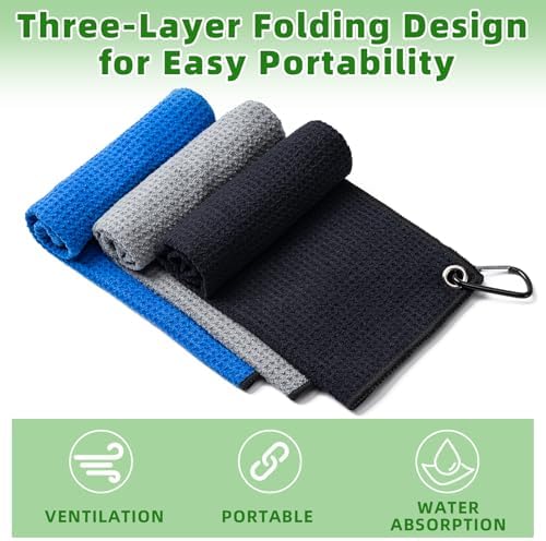Husfunov 3 Pack Golf Towels - Image 5