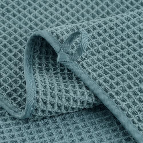 Microfiber Waffle Hand Towels, 2 Pieces, Fast Drying, Lint Free 430 GSM - Image 3