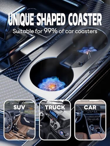 WOCOCN Car Coasters, Cup Holder Coasters - Image 4