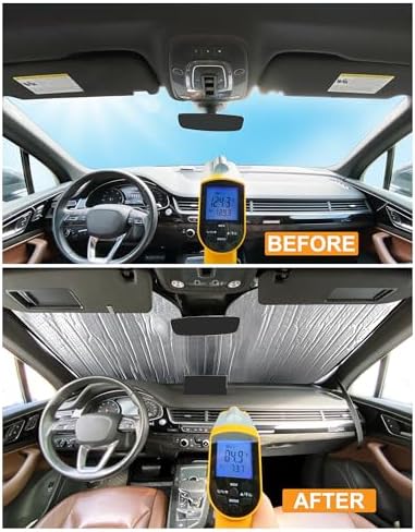 Front Side Sunshade for 19-26 GMC Sierra 1500, 20-26 2500 3500, 2Dr Regular - Image 7