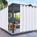 PureFit Outdoor Curtains for Patio Waterproof Weatherproof Outside Curtains by PureFit