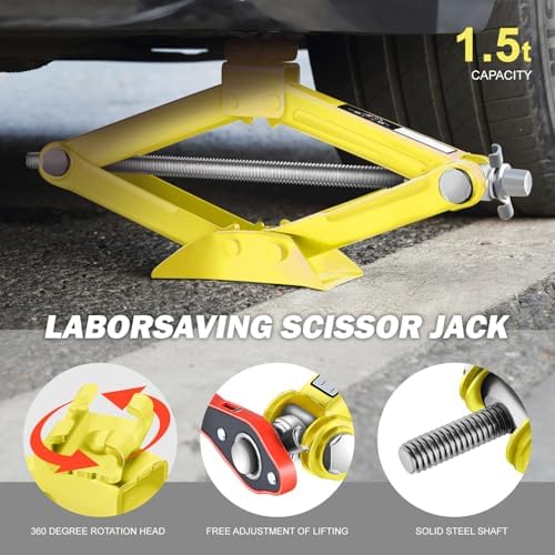 PM PERFORMOTOR 1.5 Ton Scissor Lift Jack - Image 3