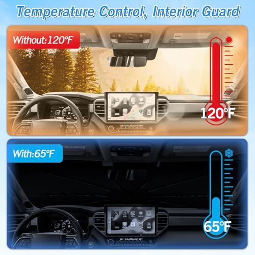 KUST Windshield Sun Shade Umbrella - Image 6