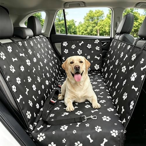 Dog Car Seat Cover for Back Seat Waterproof & Scratch-Resistant by Unknown