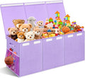Extra Large Toy Box with Lids, Collapsible Storage Bin by Rocamdo