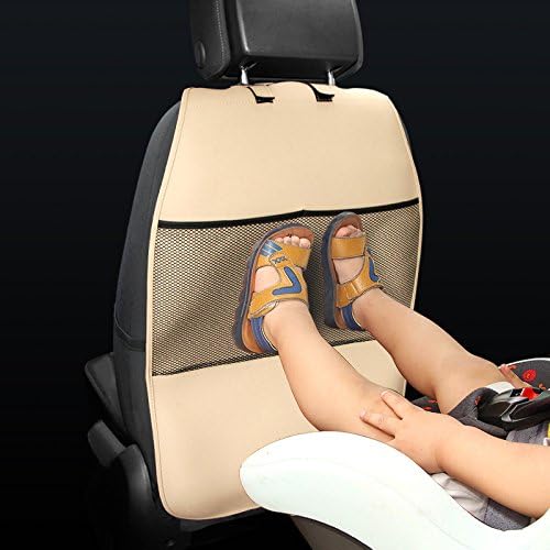 HCMAX 2 Pack Kick Mat Car Seat Back Protector Waterproof Easy to Clean - Image 2