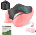 Cirorld Neck Pillow for Traveling, Travel Pillows for Airplanes Red by CIRORLD
