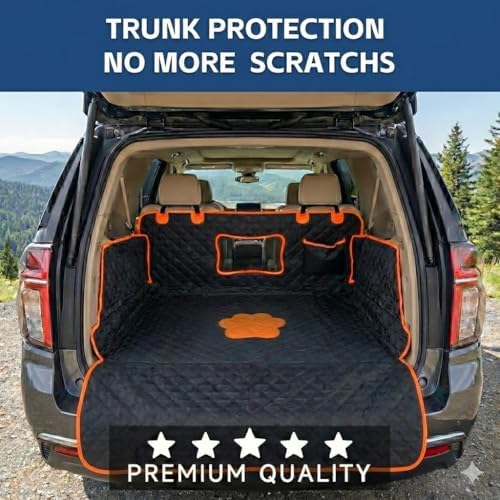 SUV Cargo Liner for Dogs, Waterproof Dog Trunk Cover for Full-Size SUVs - Image 2