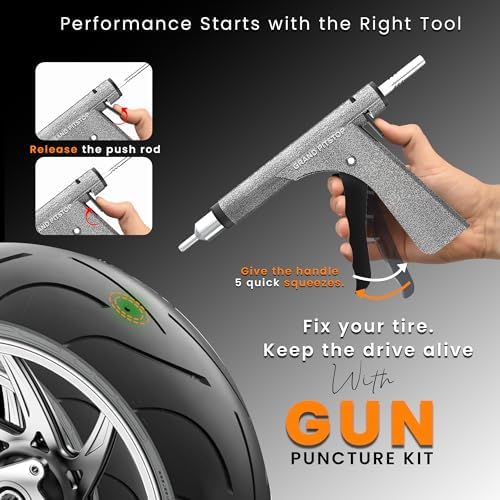 GRAND PITSTOP Tubeless Tire Gun Puncture Repair Kit - Image 2