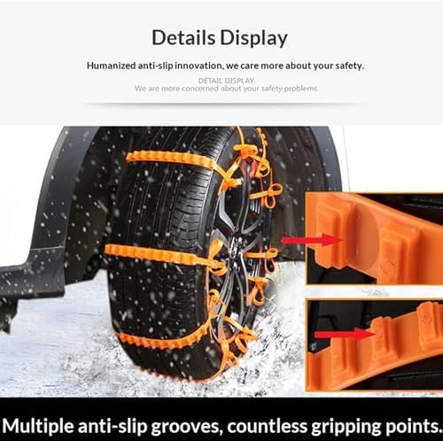 2026 New Tire Traction Straps, 10/20/30/40 PCS Universal Reusable Emergency - Image 7
