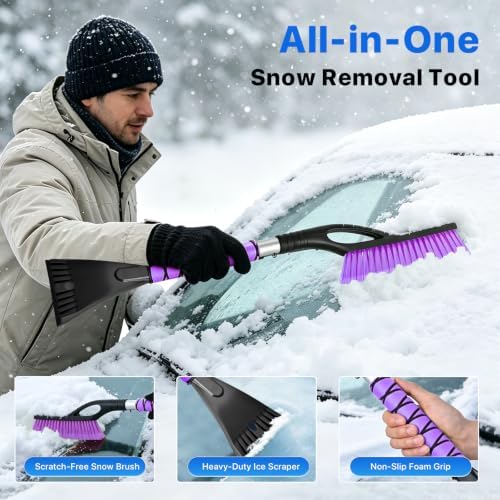 27 in Snow Brush and Ice Scraper - Image 2