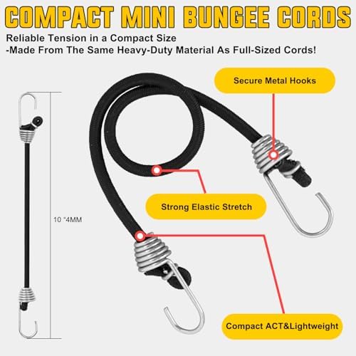 Nilight Ultimate Heavy Duty Outdoor Bungee Cord Assortment | Includes 36 Pcs - Image 5
