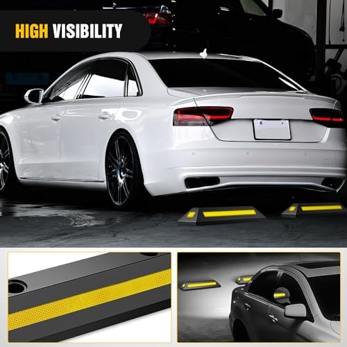 Nilight Rubber Parking Curb Wheel Stop - Image 4