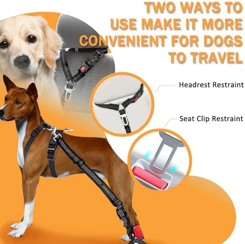 Vehicle Harnesses, 2 in1 Dog Belts - Image 6