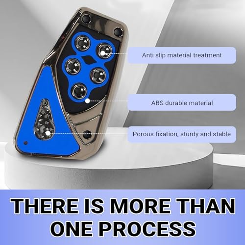 2-Pack Anti-Slip Car Pedal Covers, Universal No-Drill Accelerator & Brake Pedal - Image 3