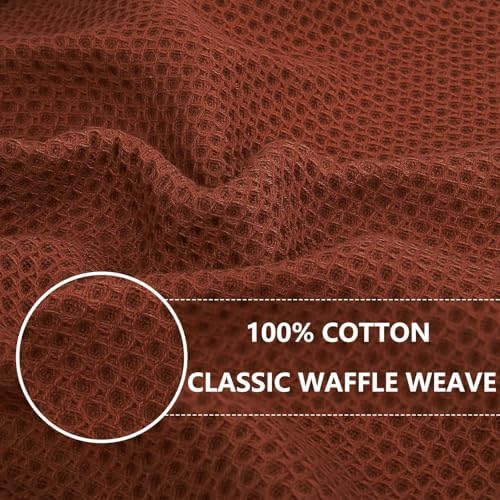 Homaxy 100% Cotton Waffle Weave Kitchen Dish Cloths 18-Pack - Image 2