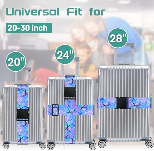 Slohif Luggage Straps for Suitcases Travel Belt Accessories Luggage Connector - Image 3