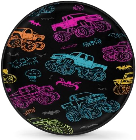 Colorful Fun Truck Spare Tire Cover Dust-Proof Wheel Protector by Unknown