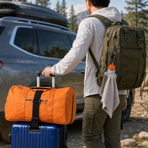 4 Pack Adjustable Luggage Straps - Image 3