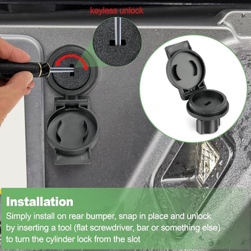 Spare Tire Carrier Lock Cylinder Alternative - Image 5