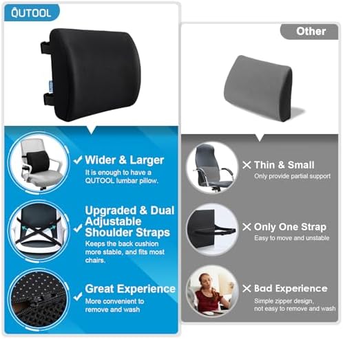 Lumbar Support Pillow for Office Chair, Office Home Essentials, Gifts for Mom - Image 4