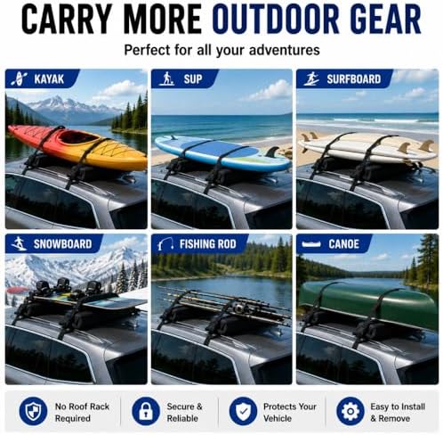 Soft Roof Rack for Jeep Compass Trailhawk AWD 2022-Present, Car Roof Carrier - Image 3