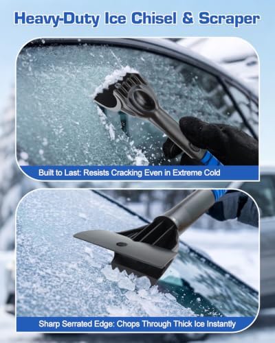 39.5" Snow Brush with Ice Scraper & Squeegee - Image 5